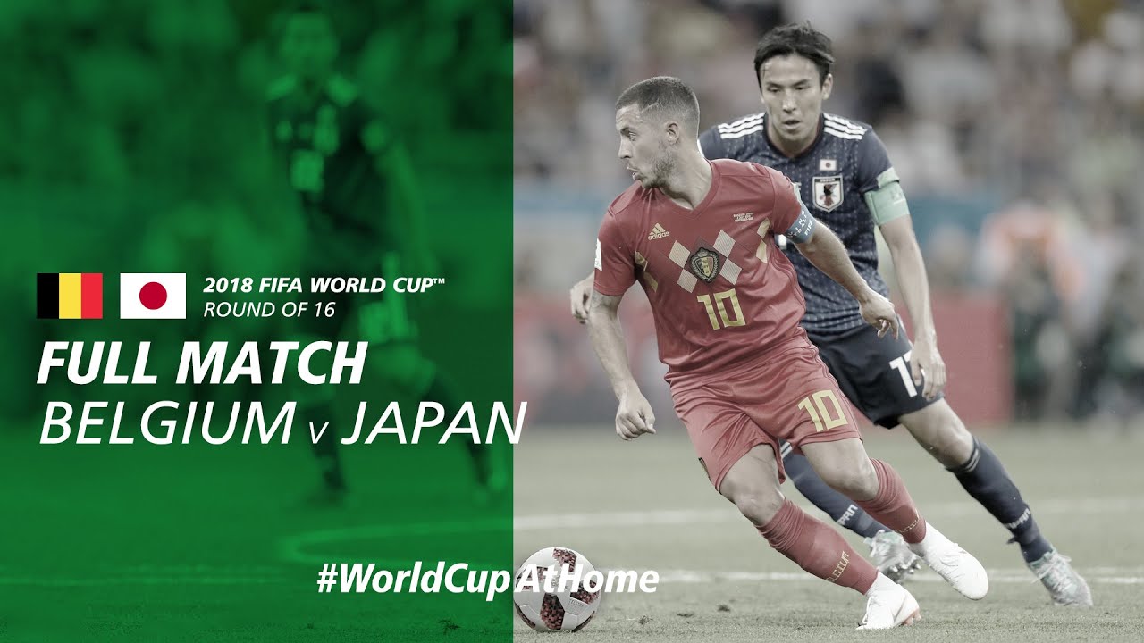 #WorldCupAtHome | Belgium v Japan (Russia 2018)
