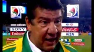 サッカーワールドカップ・南アフリカ代表のブラジル人監督（英語）