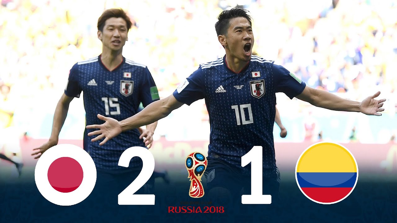 歴史的快挙！日本 vs コロンビア 2-1 2018 W杯 HD 1080p