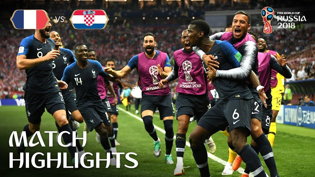 2018 WORLD CUP FINAL: France 4-2 Croatia