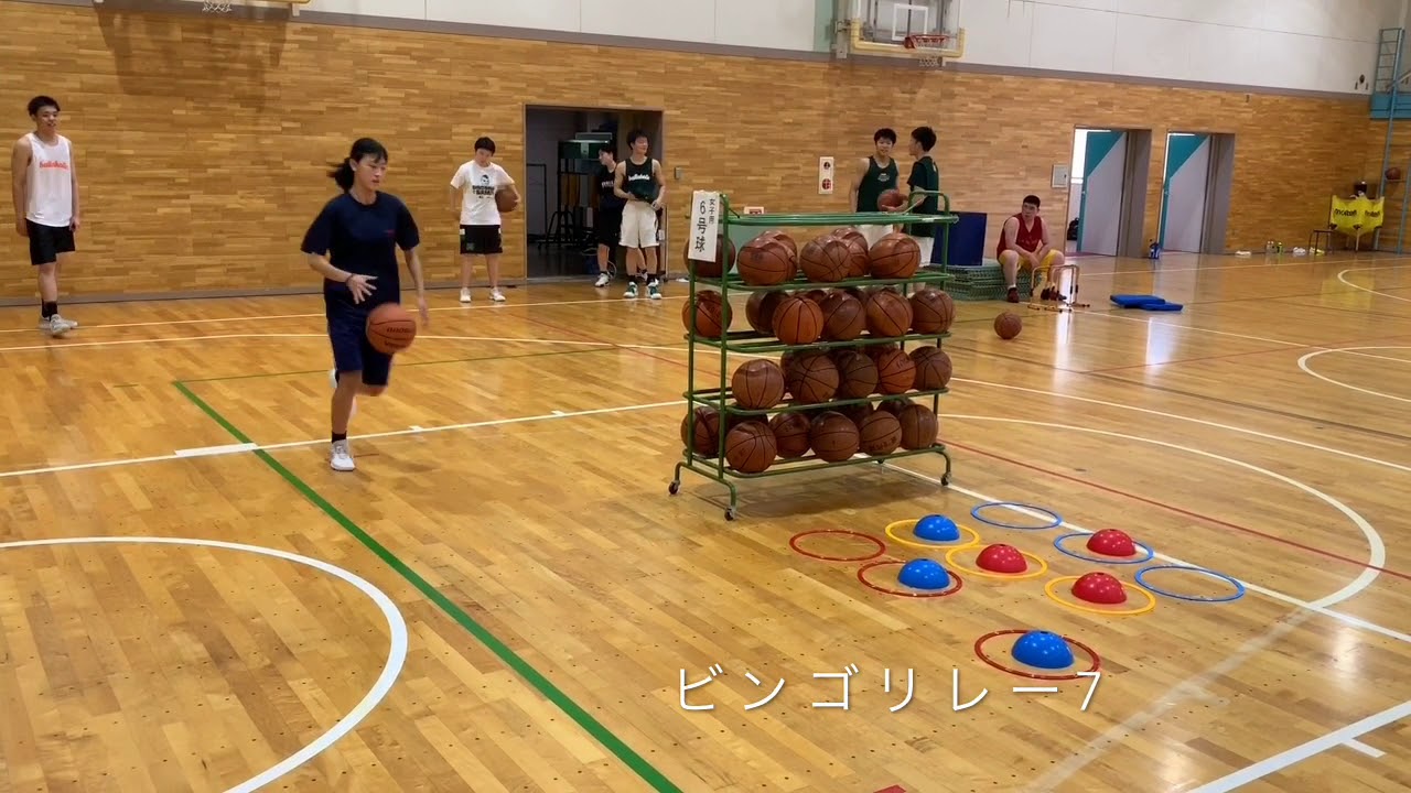 体育の授業  バスケットボール  ドリブル練習  Basketball Dribble practice
