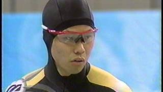 日本中が感動の涙　清水宏保 Hiroyasu Shimizu　長野五輪金メダル 1998 Hiroyasu Shimizu 1998年長野オリンピック 男子スピードスケート500m