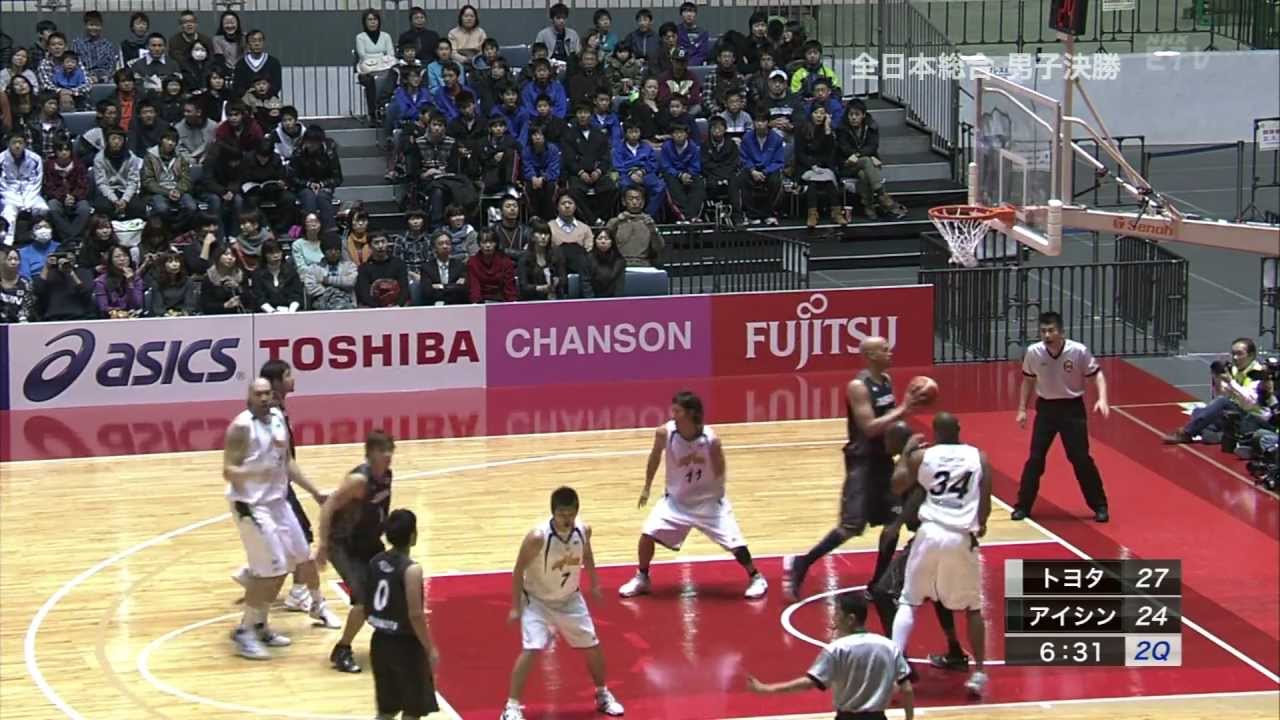 全日本総合バスケットボール選手権 男子決勝 トヨタvsアイシン