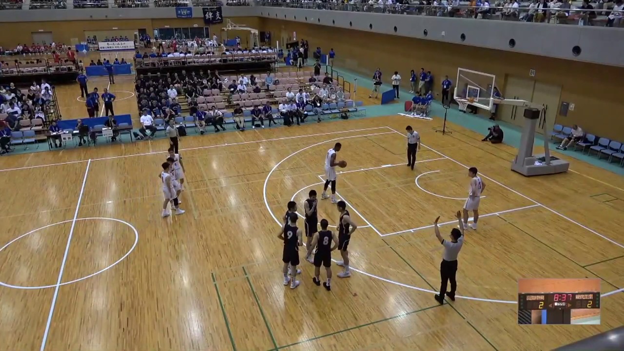 2019年IH バスケットボール 男子 3回戦 高知中央（高知） vs 能代工業（秋田）