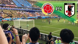 試合開始6分、香川のシュートをサンチェスが手で止めてしまい一発退場！日本がPKを獲得し、これを香川が落ち着いて決めて日本が先制！ – 2018 FIFAワールドカップ