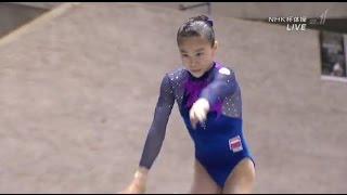 杉原愛子 Aiko Sugihara 2015 Japan 平均台 女子 体操 Women’s balance beam