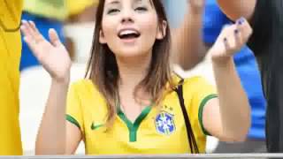 美女 サポーター サッカー ワールドカップ ブラジル 2014