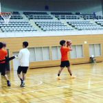 バスケットボール専攻科　新潟アルビレックスBBU23 チューブを使った基礎強化トレーニング　【個人練習】 バスケ好きにはお勧めです。
