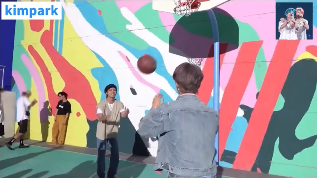 【BTS日本語字幕】バスケットボールをするBTS 【［BANTANBOMB］BTS plays Basketball 】