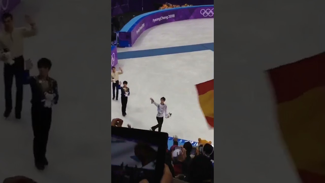 羽生結弦さん、平昌オリンピック金メダル獲得！直後！