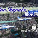#東京2020 #オリンピック Blue  Impulse展示飛行
