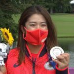 ゴルフ女子・稲見萌寧が銀メダル　日本人初のメダル(2021年8月7日)