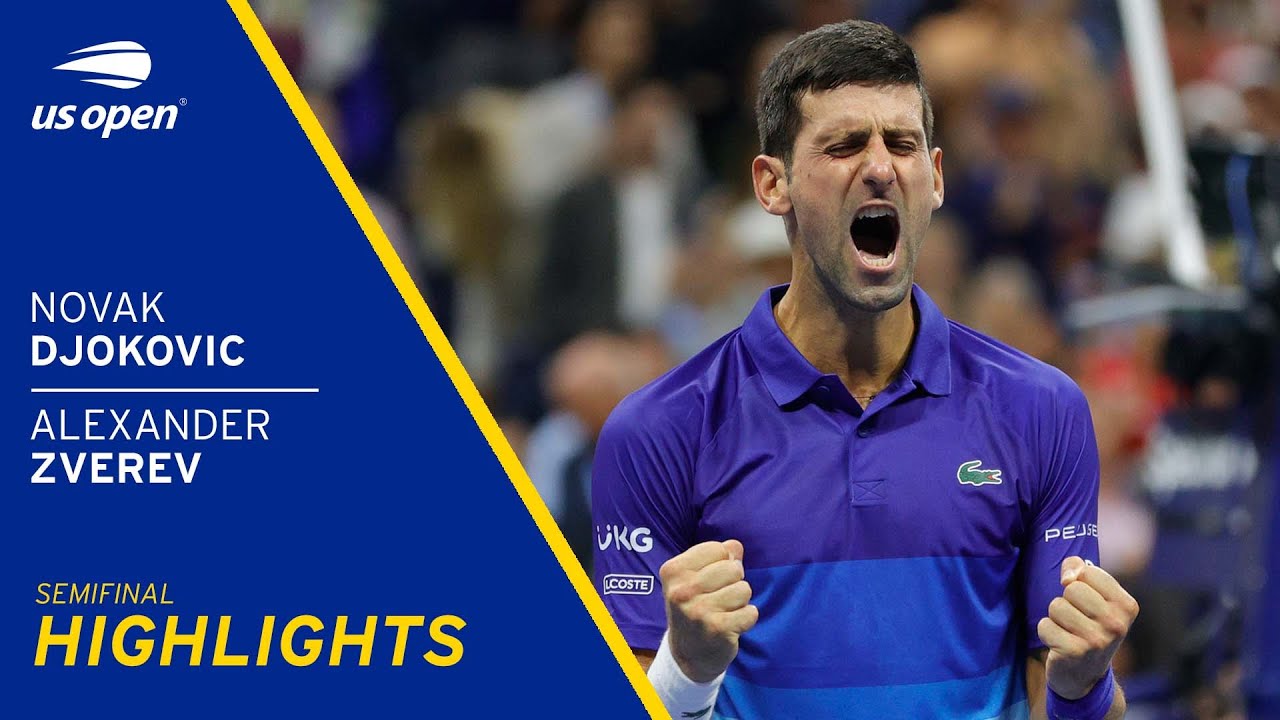 Novak Djokovic vs Alexander Zverev Highlights | 2021 US Open Semifinal