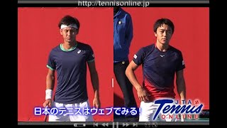 三菱全日本テニス選手権94th 男子シングルス 準決勝 島袋将 VS 清水悠太