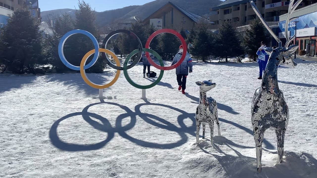 「北京オリンピック」のスキー場に行ったよー