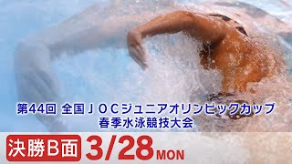 第44回 全国JOCジュニアオリンピックカップ春季水泳競技大会 2日目 決勝B面