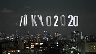【4K】東京オリンピック 開会式 花火＆ドローン 東京夜空 〜TOKYO2020 Opening Fireworks&Drone Tokyo Night view〜 Tokyo Olympics