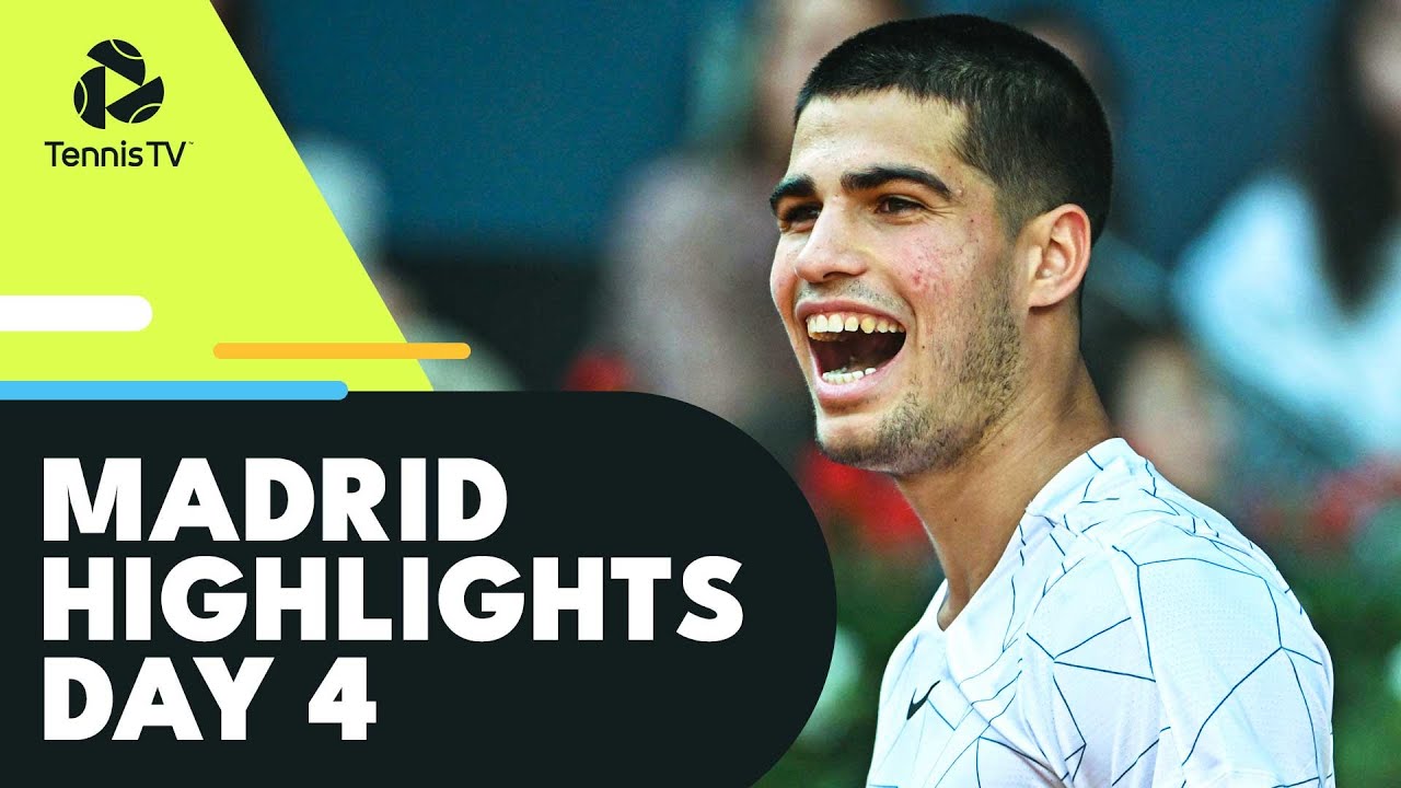 Djokovic Vs Monfils; Alcaraz, Murray & Shapovalov In Action | Madrid 2022 Day 4 Highlights