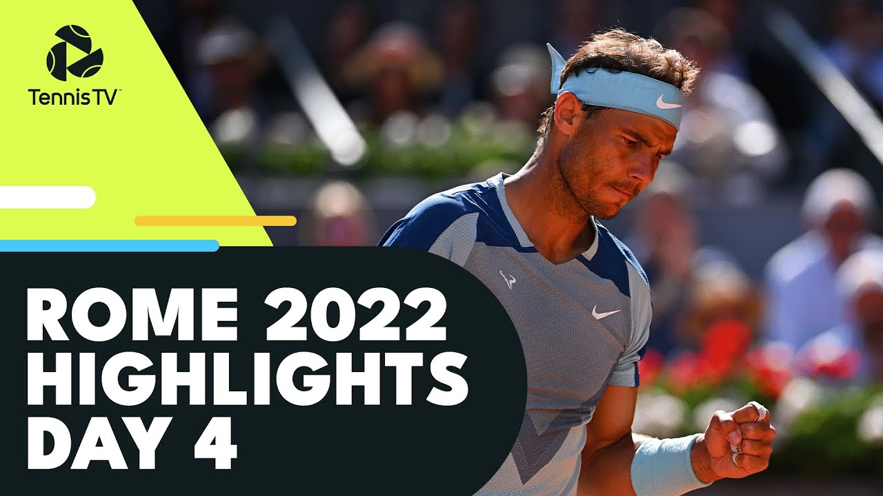 Tsitsipas vs Dimitrov in THRILLER; Nadal, Zverev, Sinner Feature | Rome 2022 Highlights Day 4