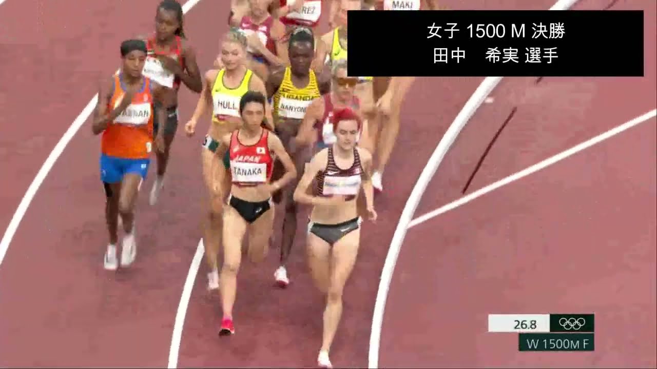 田中希実選手　東京オリンピック　日本人史上初の決勝進出、８位入賞！