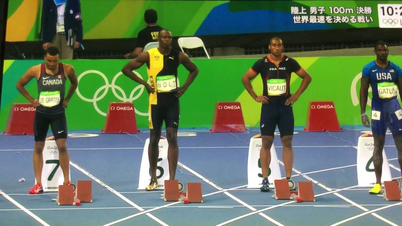 リオオリンピック 100m男子 決勝