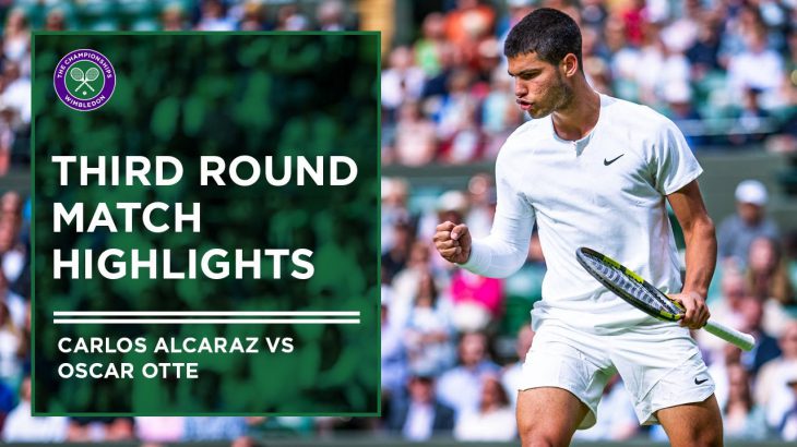 Carlos Alcaraz vs Oscar Otte | Match Highlights | Wimbledon 2022