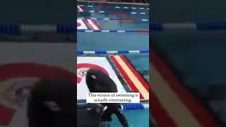 Olympic Obstacle Swimming will be epic 2024! #shorts #olympics #swimming