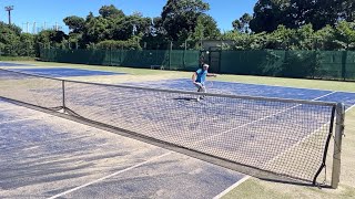 【テニス】天才によるドロップボレー