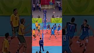 INSANE double volleyball save! ?