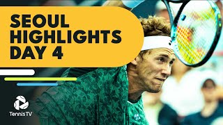 Ruud Faces Jarry; Norrie, Brooksby In Action | Seoul 2022 Day 4 Highlights