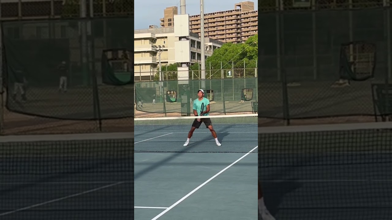 【テニス】羽澤慎治選手のムダのないコンパクトなボレー練習