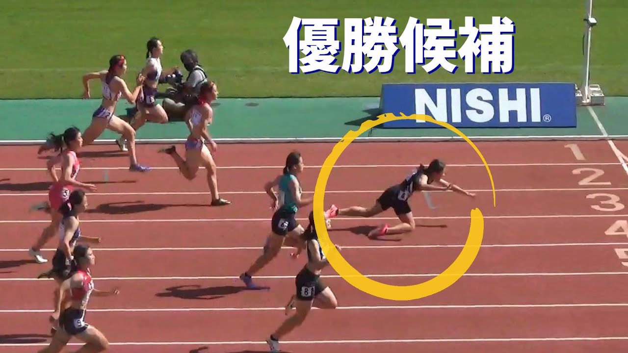 最速中学生 三好美羽(中1)が気迫のフィニッシュ！予選 U16 女子100m U18・U16陸上2022