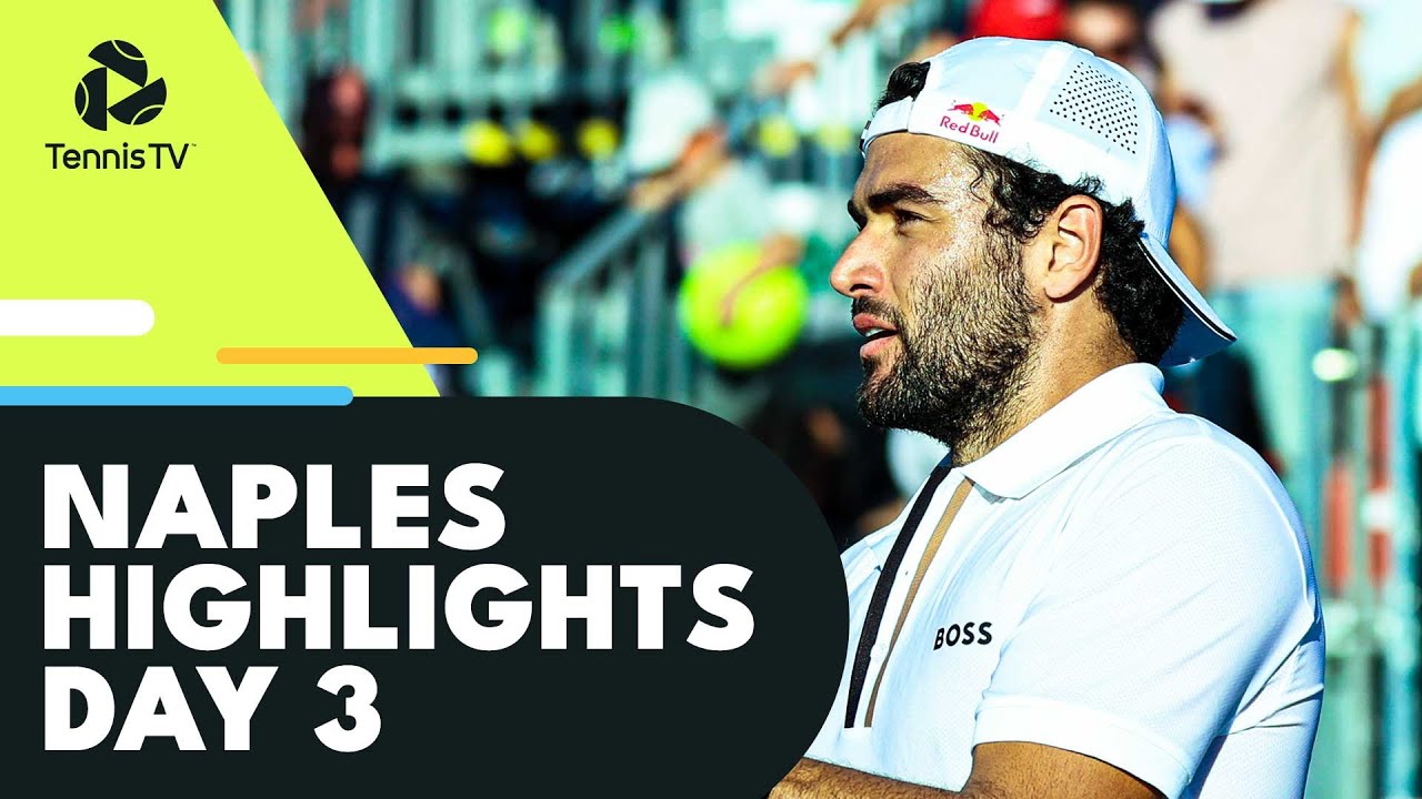 Berrettini, Musetti, & Fognini All In Action | Naples 2022 Day 3 Highlights