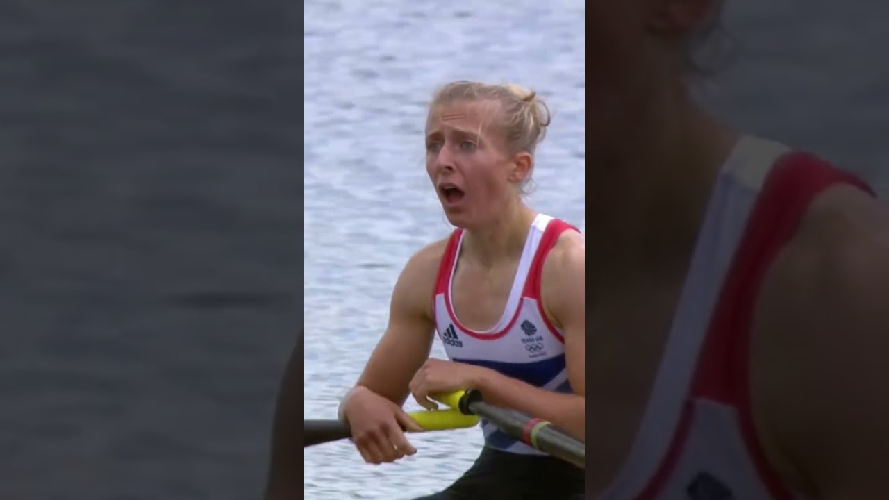 Kat Copeland was too stunned to speak ? Any lip readers? ? #shorts #london2012 #olympics #rowing