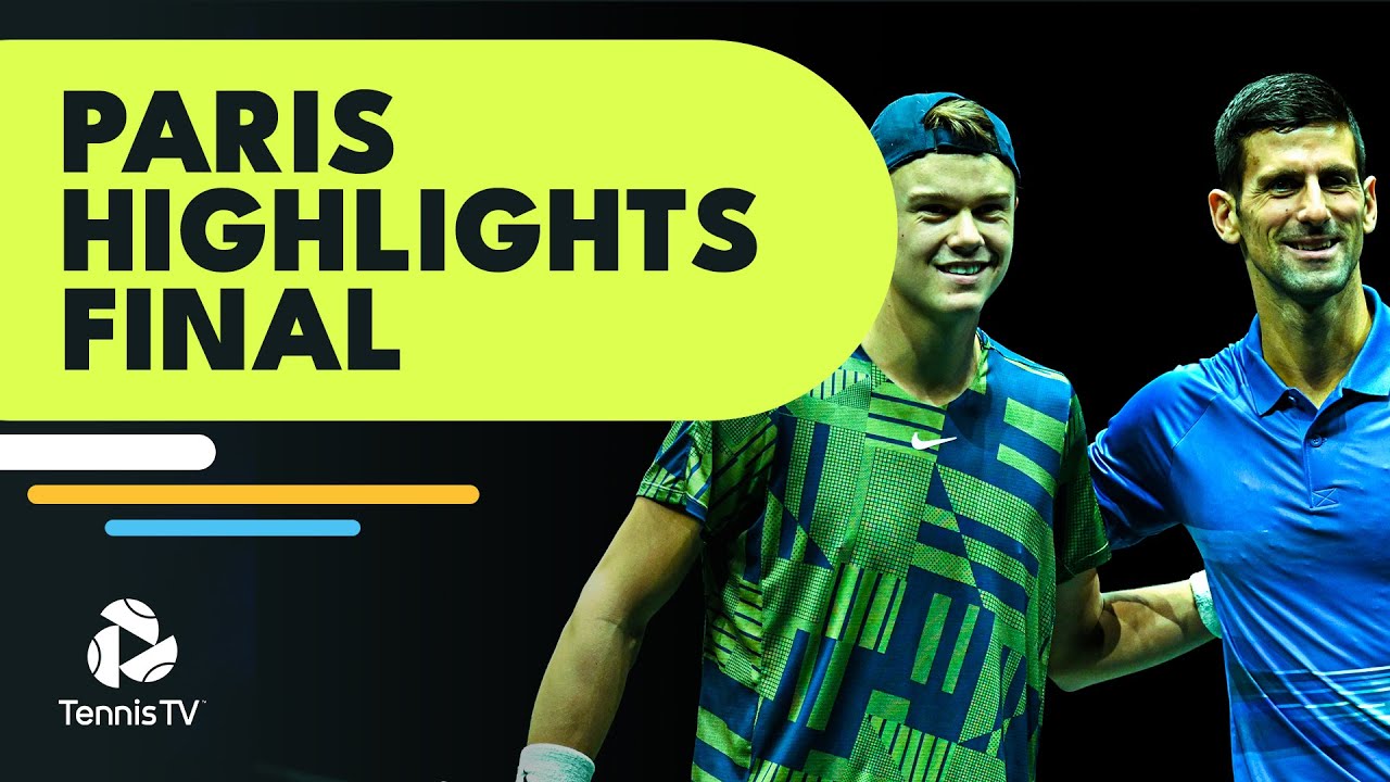 Holger Rune vs Novak Djokovic For The Title ? | Paris 2022 Final Highlights