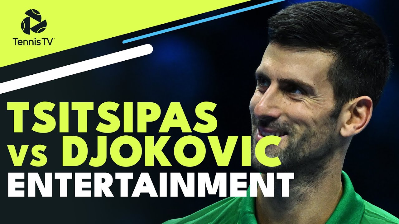 Stefanos Tsitsipas vs Novak Djokovic Entertaining Match! | Nitto ATP Finals 2022 Highlights