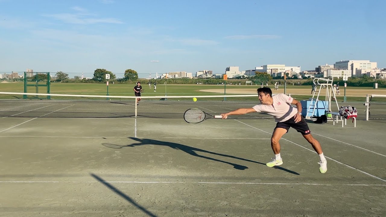【テニス】vs 元全国ベスト４