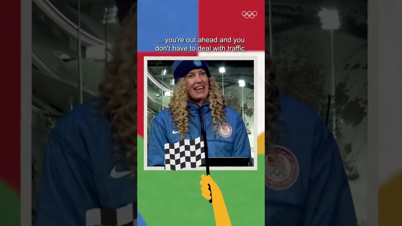 Lindsey Jacobellis reacts to her Beijing 2022 gold medal performance!