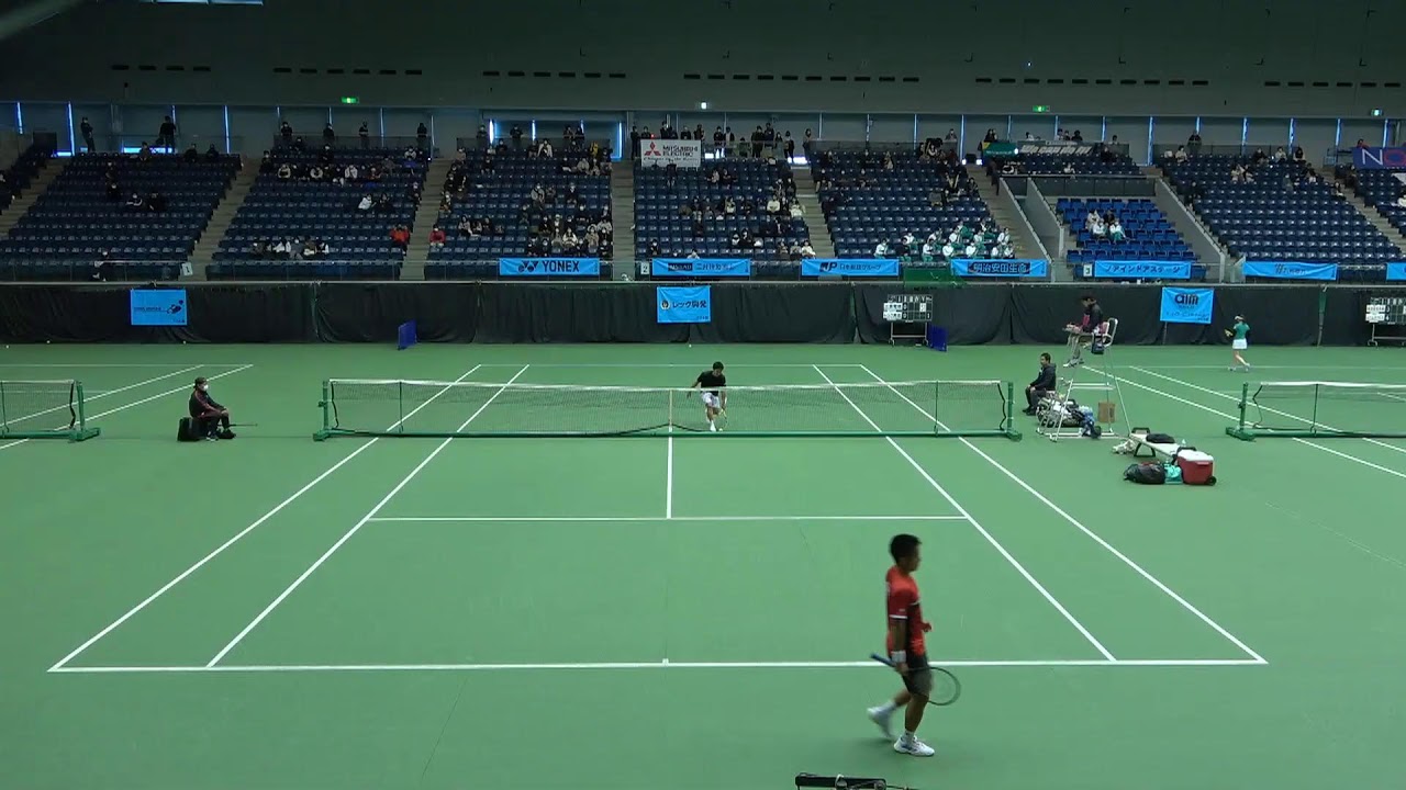 第３７回テニス日本リーグ　レック興発VS三菱電機