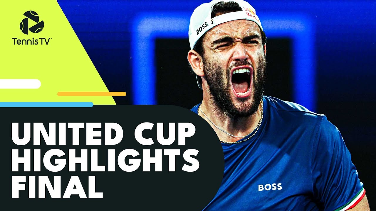 Fritz, Pegula, Berrettini & Trevisan Fight For Title | United Cup 2023 Final Highlights