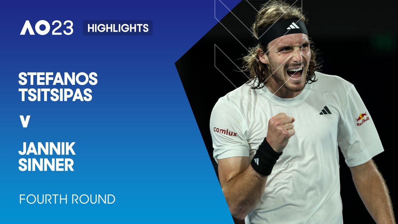 Stefanos Tsitsipas v Jannik Sinner Highlights | Australian Open 2023 Fourth Round