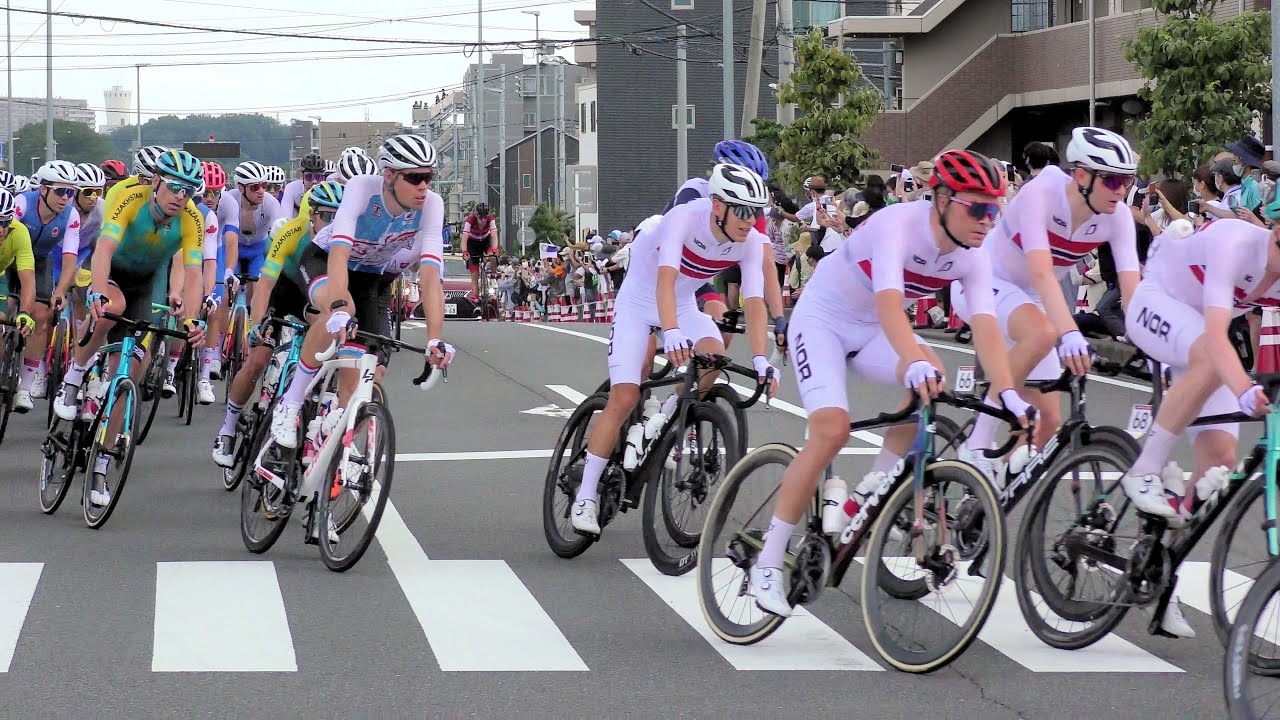 20210724東京オリンピック自転車ロードレース男子（相模原市内）【ＨＤ・原画４Ｋ】