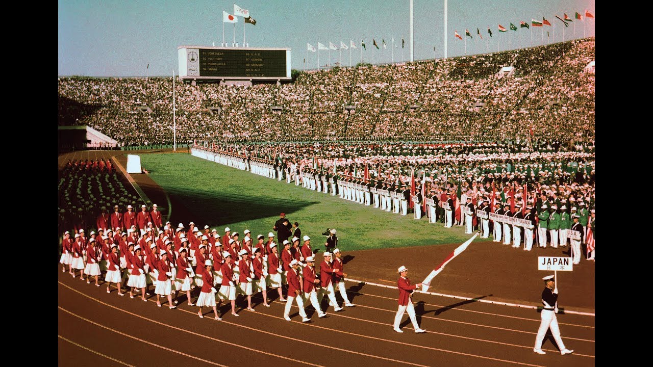 Opening Ceremony Tokyo 1964 東京オリンピック入場式