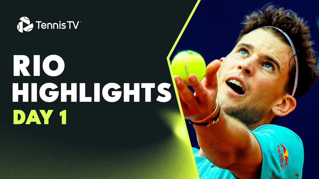 Thiem, Musetti in Action; 16-Year-Old Fonseca Makes Debut | Rio 2023 Highlights Day 1
