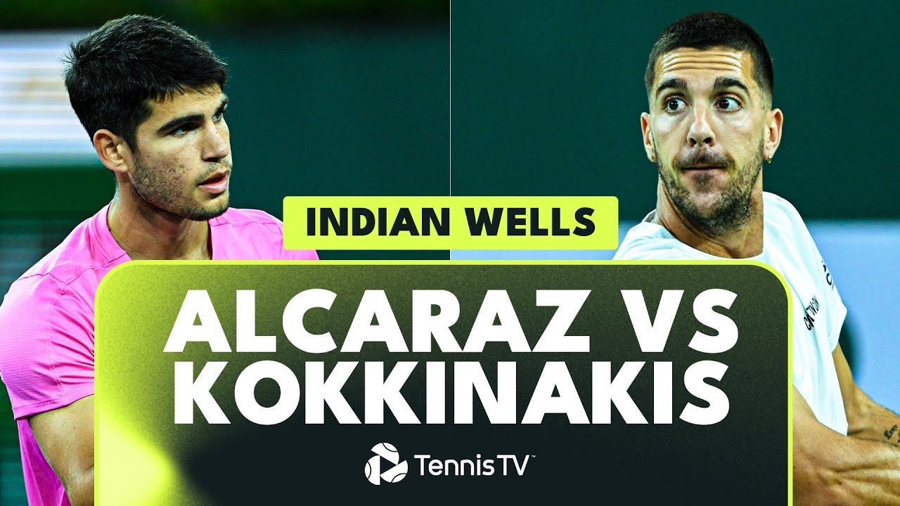 Carlos Alcaraz vs Thanasi Kokkinakis Highlights | Indian Wells 2023