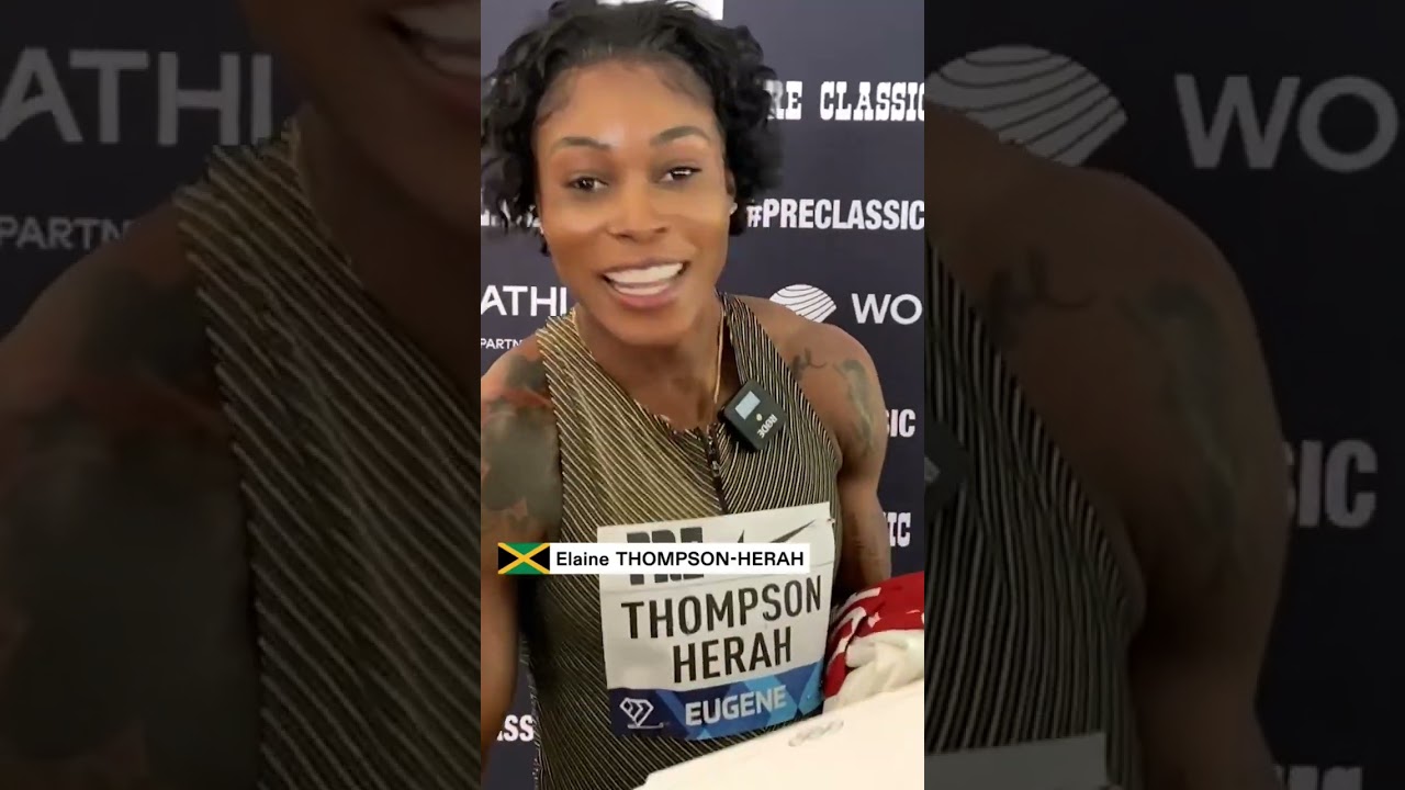 Elaine Thompson-Herah’s message to herself in Paris… 500 days to go! 🇯🇲