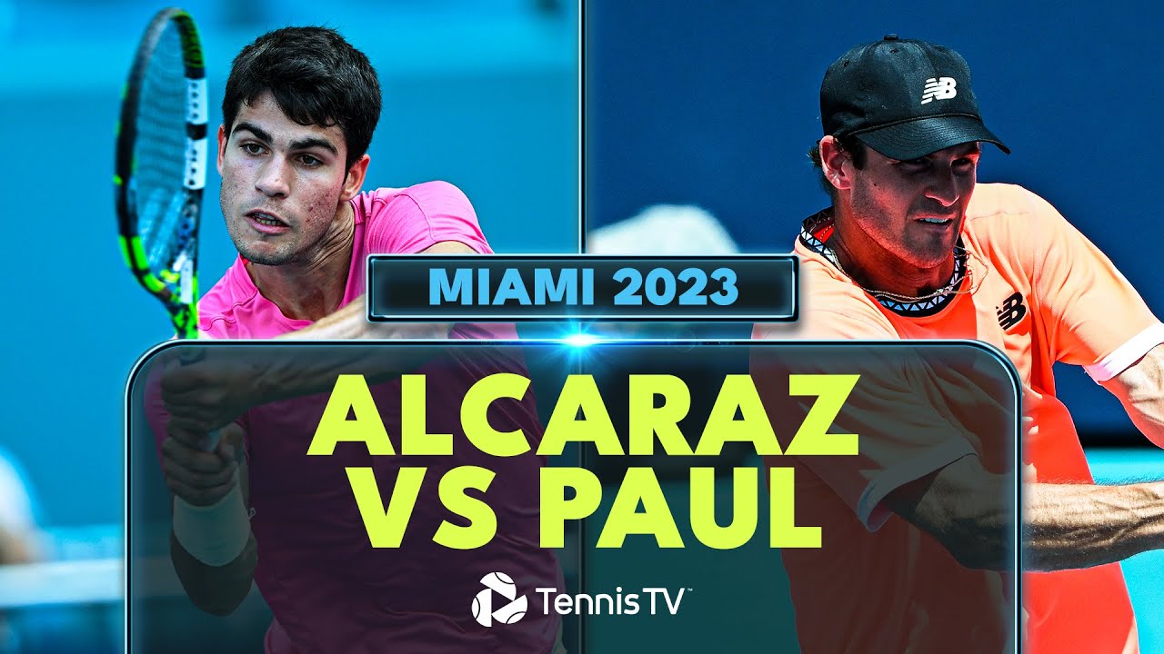 INSANE Shotmaking In Carlos Alcaraz vs Tommy Paul Match | Miami 2023