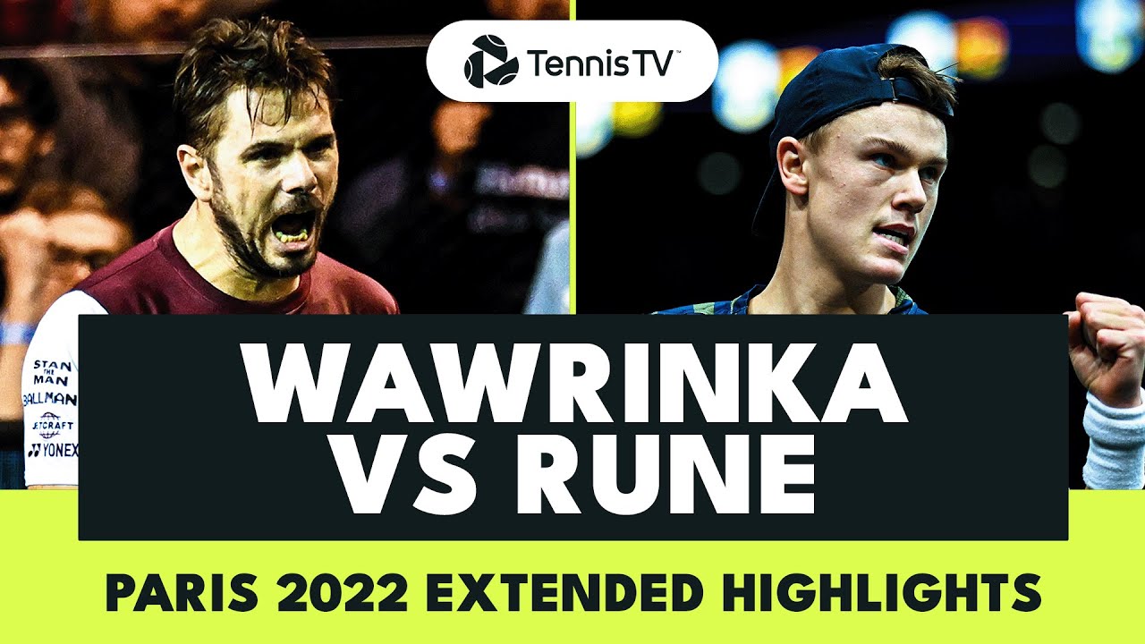 Stan Wawrinka vs Holger Rune Dramatic Match! | Paris 2022 Extended Highlights