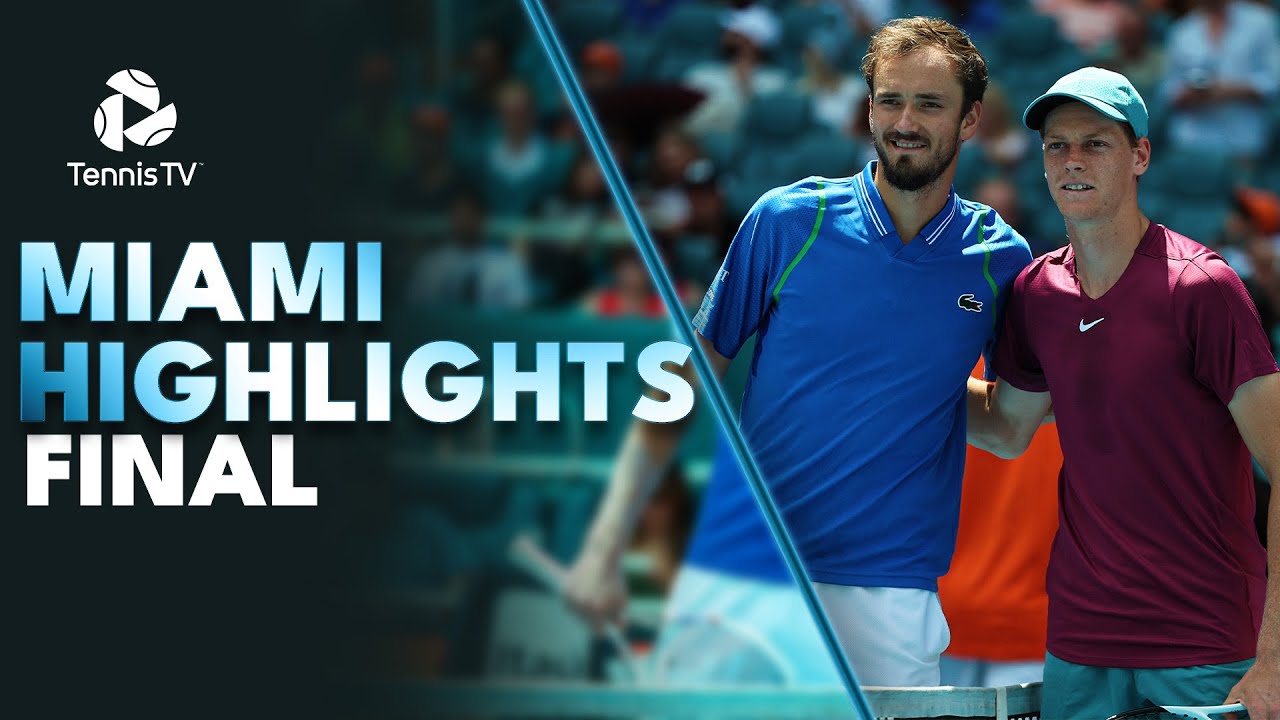 Daniil Medvedev vs Jannik Sinner For The Title! | Miami 2023 Final Highlights