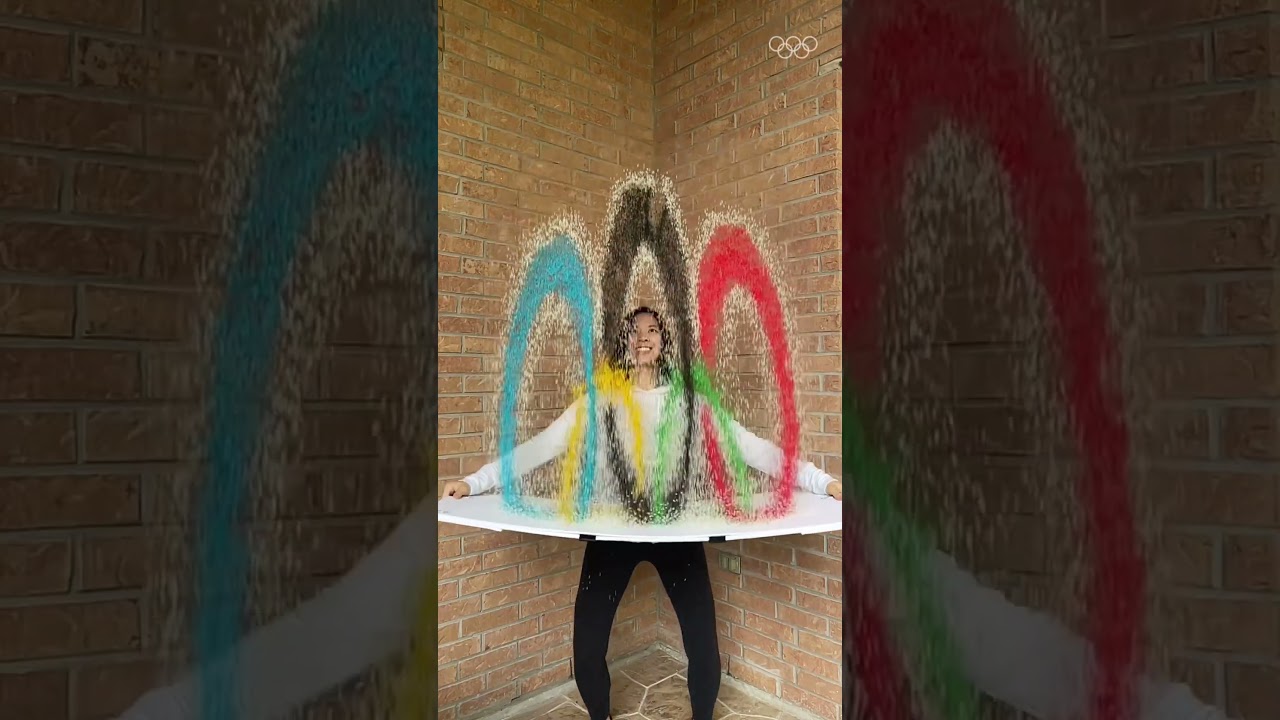 #OlympicSpirit in every shape and form 🙌 | 📹: (TT) friedriceart